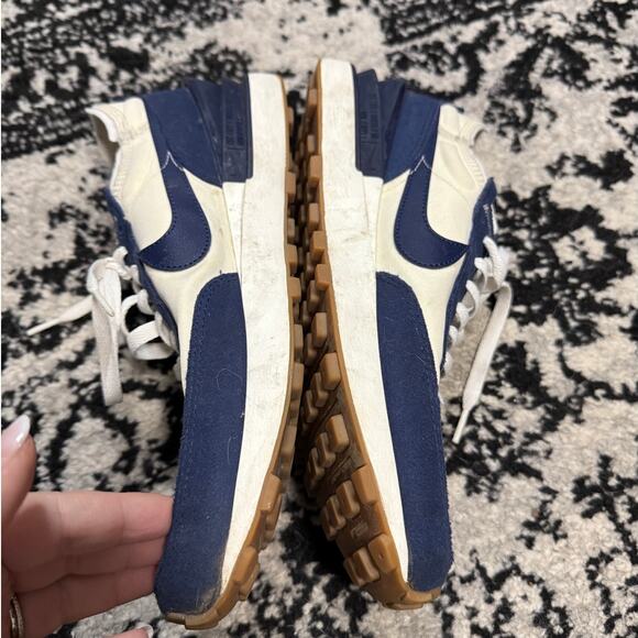 Nike Waffle One SE Coconut Milk Midnight Navy Men\'s Sneakers Size 9 main image 4